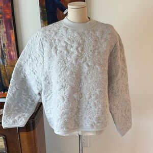 Lulu Lemon Textured Gray Sweater
